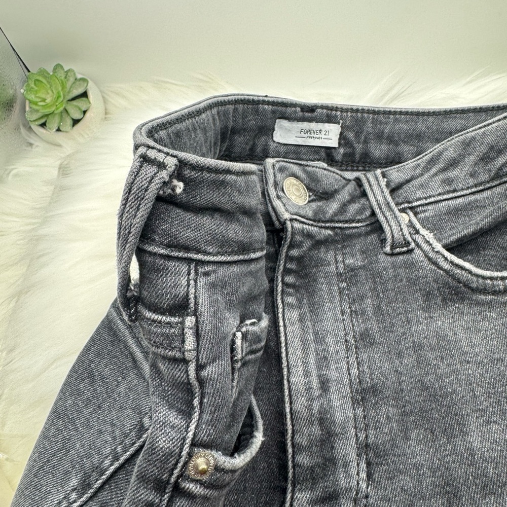 Forever21 Black Wash High-waist Skinny Jeans Size small in Juniors - Picture 4 of 9